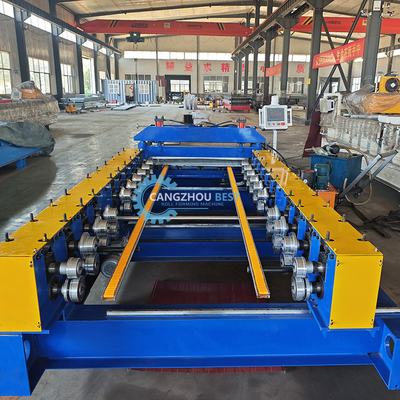 Tự động thay đổi kích thước tường bảng Steel Profile Roll Forming Machine cho PPGI GI