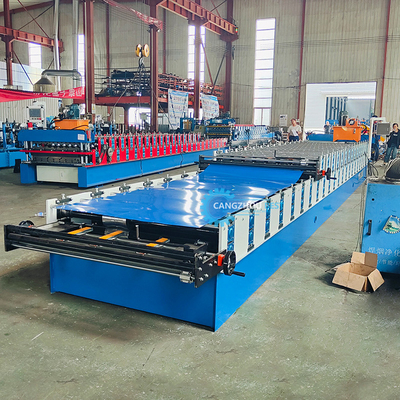 PLC điều khiển tự động cắt máy cuộn tấm mái nhà thủy lực