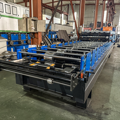Delta Inverter Ba lớp mái nhà thép Profile Roll Forming Machine cho độ dày vật liệu 0,25-0,6mm