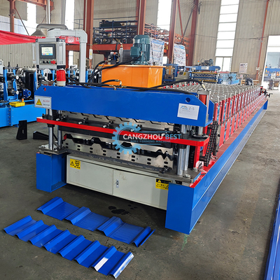 Hai Profile Trong Một Máy Xây dựng Cuộn Đối với PPGI Vật liệu thô Và tốc độ sản xuất nhanh