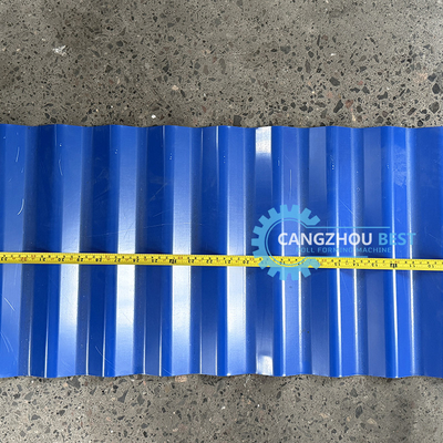 0.6mm Roof Sheet Roll Forming Machine By Delta PLC cho các dự án lớn