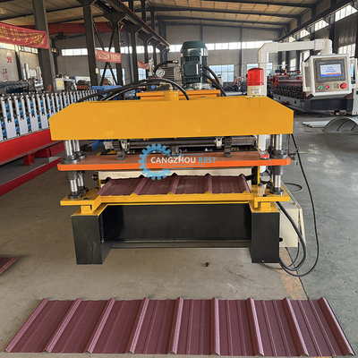 Mexico phổ biến Color Steel Profile IBR R101 Roof Sheet Roll Forming Machine
