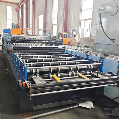 Máy tạo cuộn tấm mái nhà bằng thép màu 3 lớp 3 thiết kế