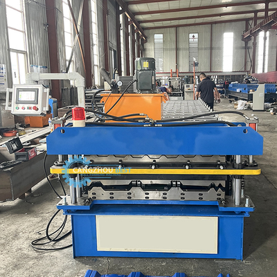 Máy cuộn tấm lợp hai lớp có động cơ chính 3Kw