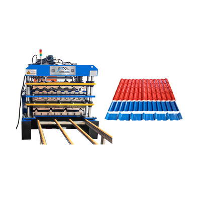 Tốc độ cao ba lớp Customzied Thép Profile mái nhà cuộn hình máy