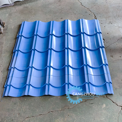 Color Steel PLC Control Three Function Triple Layer Rooing Sheets Profile Roll Forming Machine Máy hình thành hồ sơ