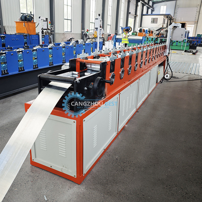 Máy tạo hình cán nguội cửa cuốn tùy chỉnh với hệ thống truyền động xích hoặc hộp số