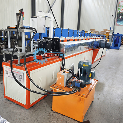 Máy tạo hình cán nguội cửa cuốn tùy chỉnh với hệ thống truyền động xích hoặc hộp số