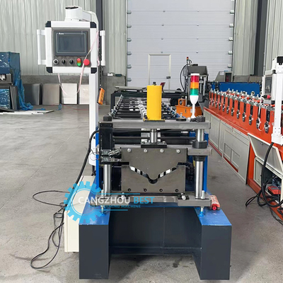 Máy tạo hình máng xối mạ kẽm với điều khiển PLC