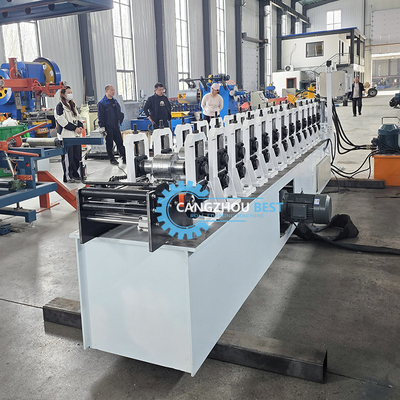 Máy tạo cuộn kim loại 2 kích cỡ với máy đâm thủy lực