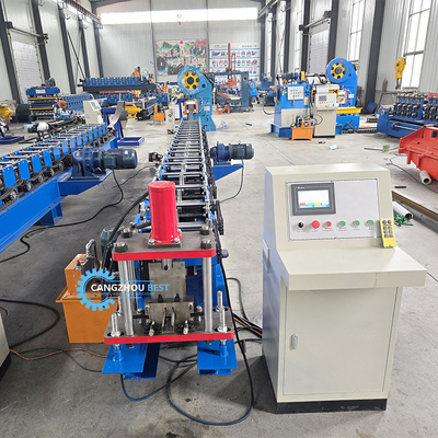 Máy tạo hình cán giá đỡ thép mạ kẽm PLC