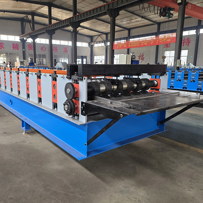 Máy cán tôn sàn 1250mm điều khiển PLC 22kw