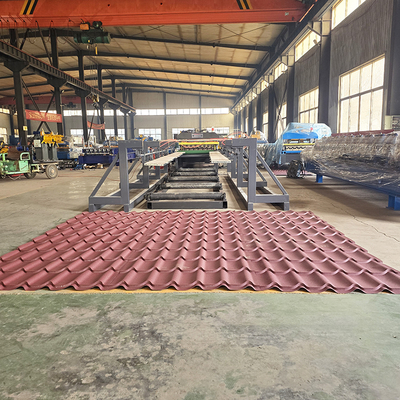 Máy tạo cuộn gạch mái nhà bằng thép màu tự động