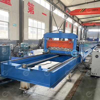 Máy tạo hình tôn sàn bằng thép hình servo motor