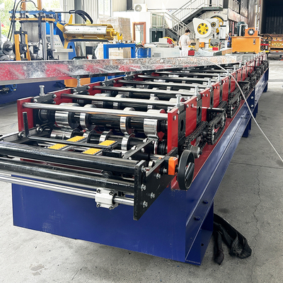 Máy cán tôn kim loại tự khóa màu thép, điều khiển PLC