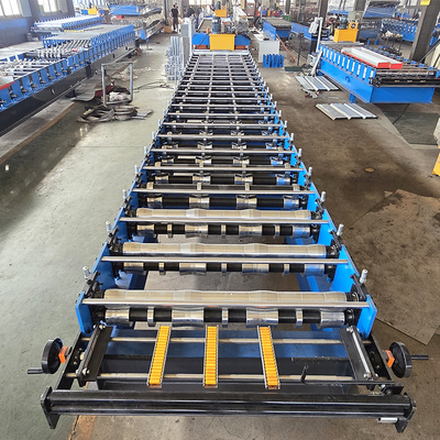 Máy tạo hình cuộn tôn lợp mái thủy lực Tr4 để bán với chức năng ép mí