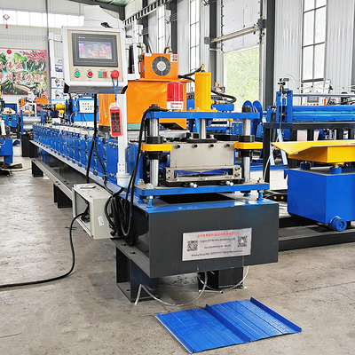Máy tạo cuộn tấm mái bằng thép màu Double Self Lock Steel Metal Profile