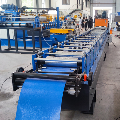 Máy tạo cuộn tấm mái bằng thép màu Double Self Lock Steel Metal Profile