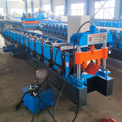 Thiết kế phổ biến đèn flash thung lũng Ridge Cap Roll Forming Machine