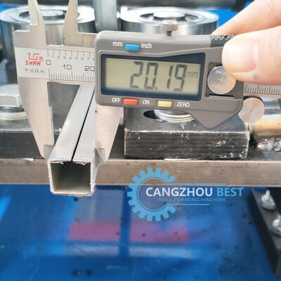 Máy cán tạo ống vuông hàn laser cỡ nhỏ 20x20mm