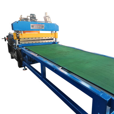 Máy tạo tấm cuộn thép thép kẽm cắt theo chiều dài với bộ xếp tự động