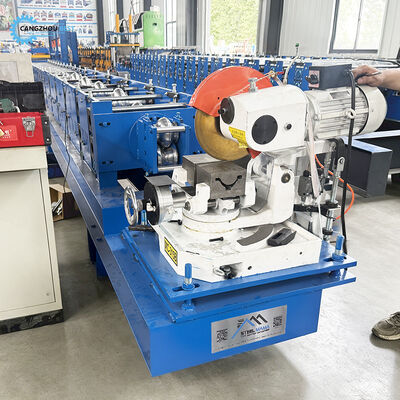 Stainless Steel Saw Cutting Type Customzied Gutter Making Roll Forming Machine