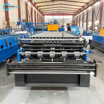 Máy tạo khuôn cuộn tôn IBR hình thang hai lớp 840&836