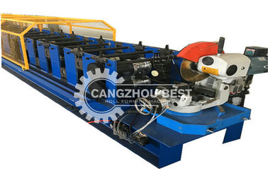 Galvanized Steel Round Shape&Square Tube Down Pipe Roll Forming Machine Máy hình thành ống