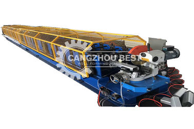 Galvanized Steel Round Shape&Square Tube Down Pipe Roll Forming Machine Máy hình thành ống