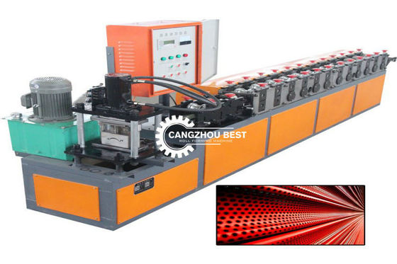 Hệ thống PLC  cắt thủy lực Máy tạo hình cửa chớp 0,6mm