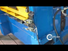 Máy cán định hình tấm sàn bằng thép phổ biến của Peru với Logo báo chí