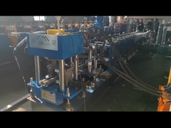 Máy hình thành cuộn kênh ống thép thay đổi bằng tay kích thước C Purlin 80-300mm Web Size